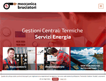 Tablet Screenshot of meccanicabruciatori.com